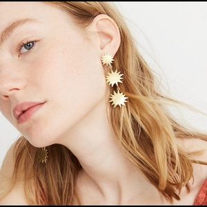 Madewell Sunbeam tiered earrings